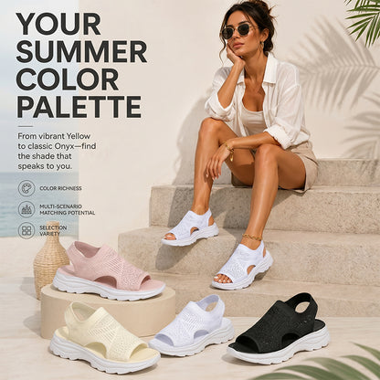 Women's Breathable Mesh Platform Sandals
