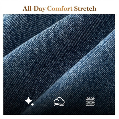 👖 Stretch High-Waist Flare Jeans – Gentle tummy support that hugs your curves. Soft stretch denim, easy to move in. Flattering for every shape. 👵🌸