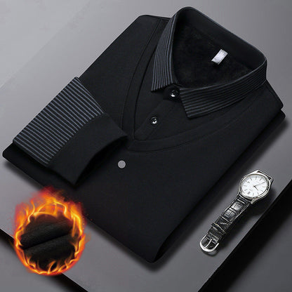 🎁 Hot Sale🔥Striped Lapel Fake Two-Piece Shirt