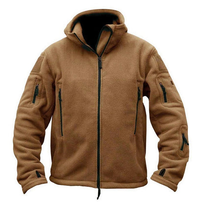Outdoor Fleece Tactical Hooded Top -👍Warm and Multi-pocket design!