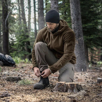 Outdoor Fleece Tactical Hooded Top -👍Warm and Multi-pocket design!