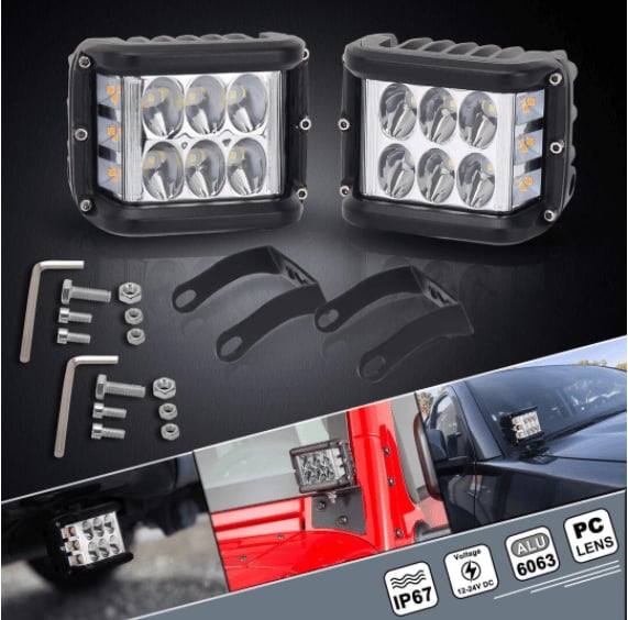 🎉 Limited time offer 50%Off🎉 double-sided two-color LED car lights.