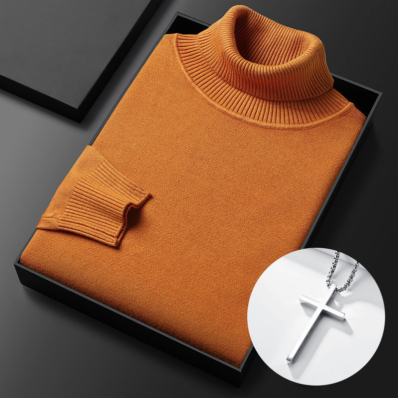 ⏳ 2026 Hot Sale!  ⏰Men's Solid Color Premium Turtleneck Sweater👔