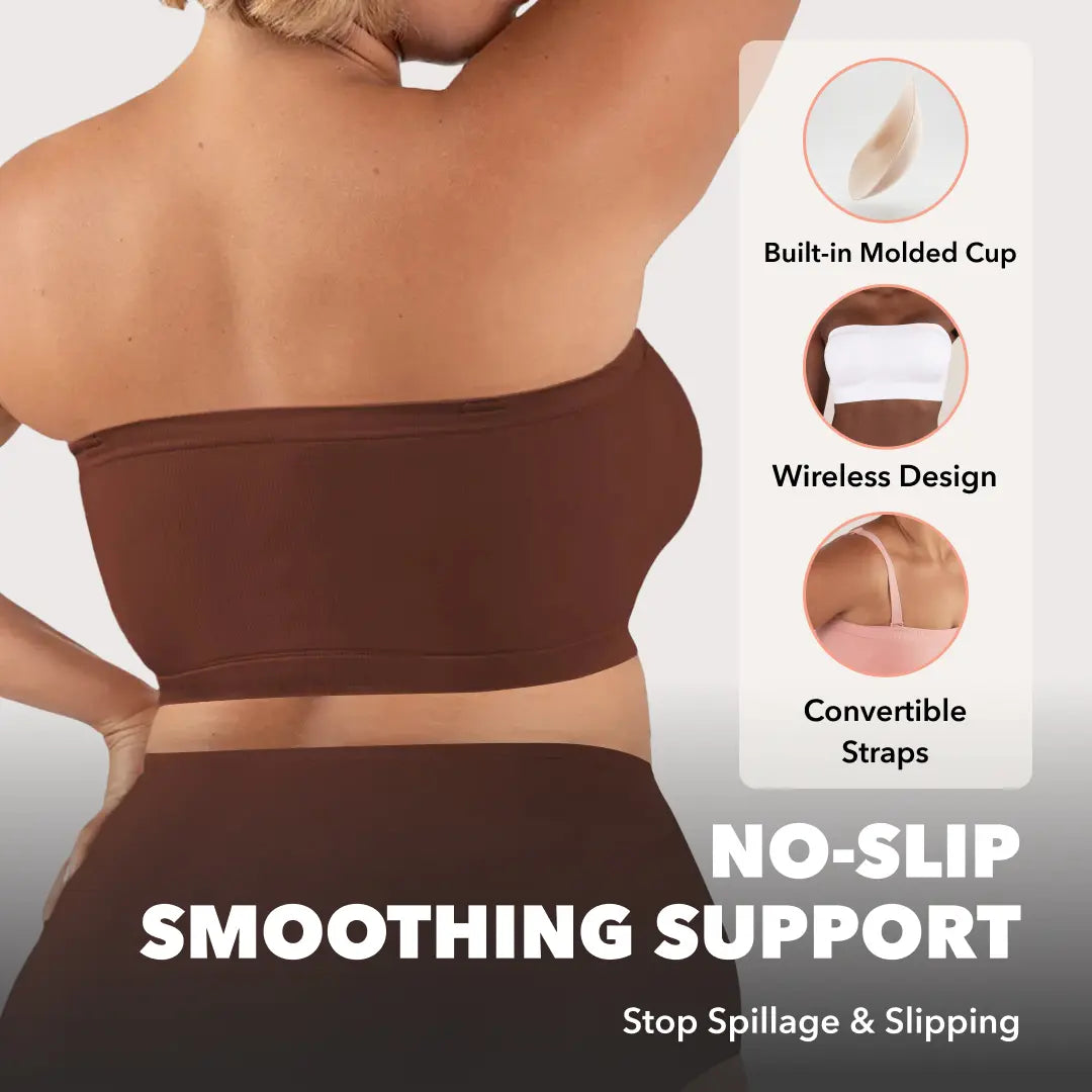🔥While Supplies Last 50% OFF!🤩Convertible Strapless Bandeau Bra