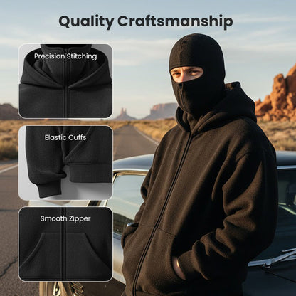 💥Limited Sale 50% OFF⏰Ninja Zip-Up Hoodie for Men & Women