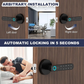 Intelligent door lock with fingerprint