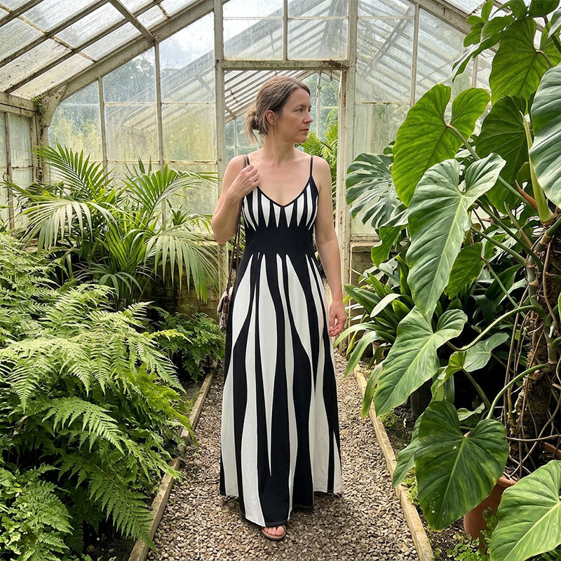 LUNE Printed Maxi Cami Dress