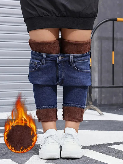 Women's Warm Casual Fashion Jeans