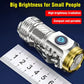 German Three-eyed Monster Mini Flash Super Power Flashlight