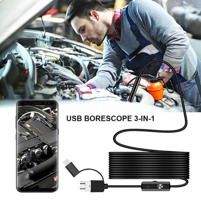 🔎 Plug-and-Play Endoscope Camera – Compatible with Android & iPhone & ipad for Direct Connection