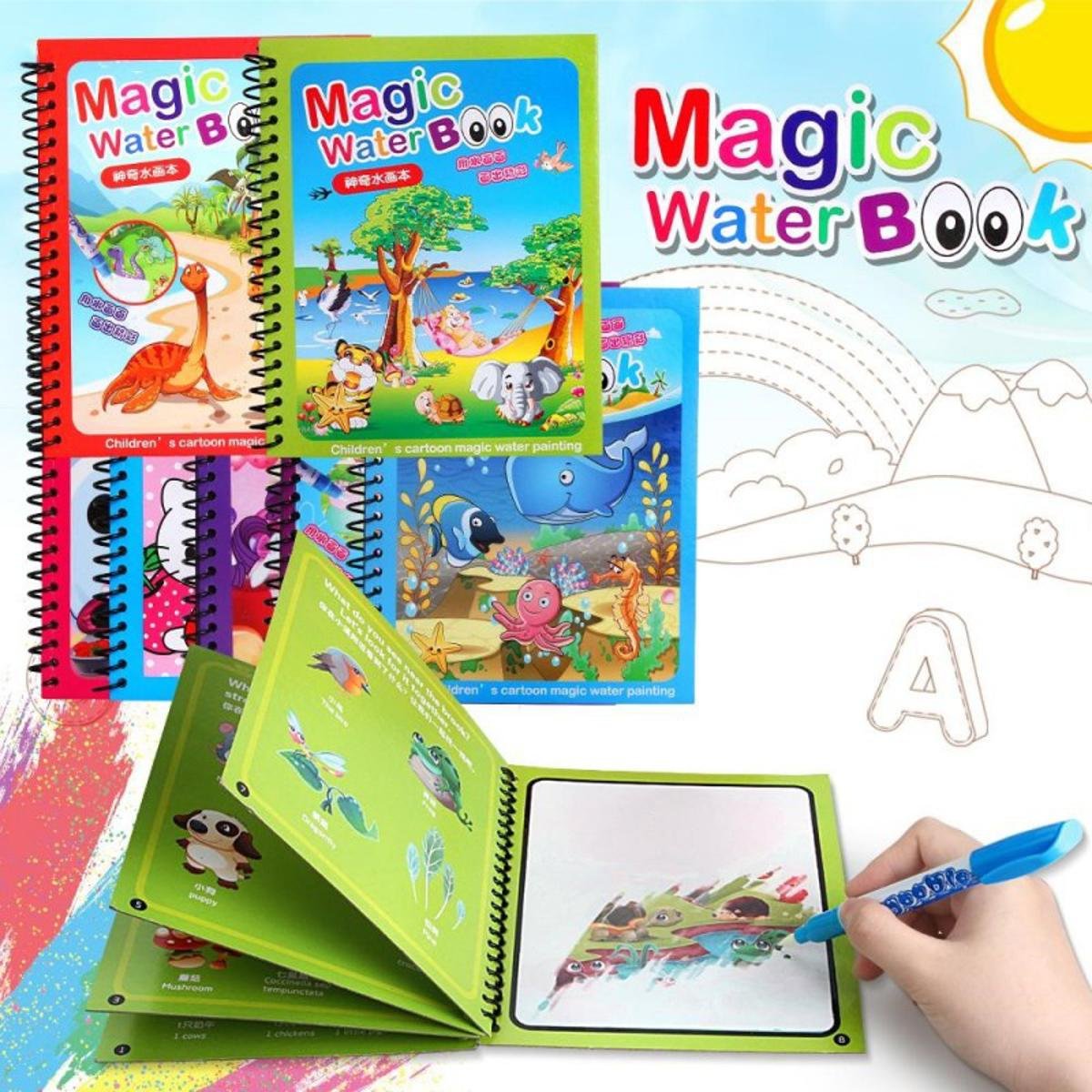 Xmas Pre-Sales🎁BUY 1 GET 1 FREE🧠✨️【Magic Water Book】📚️🎨