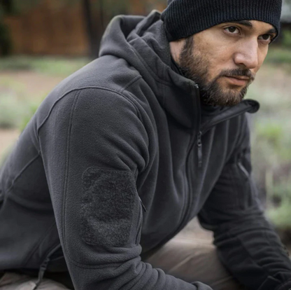 Outdoor Fleece Tactical Hooded Top -👍Warm and Multi-pocket design!