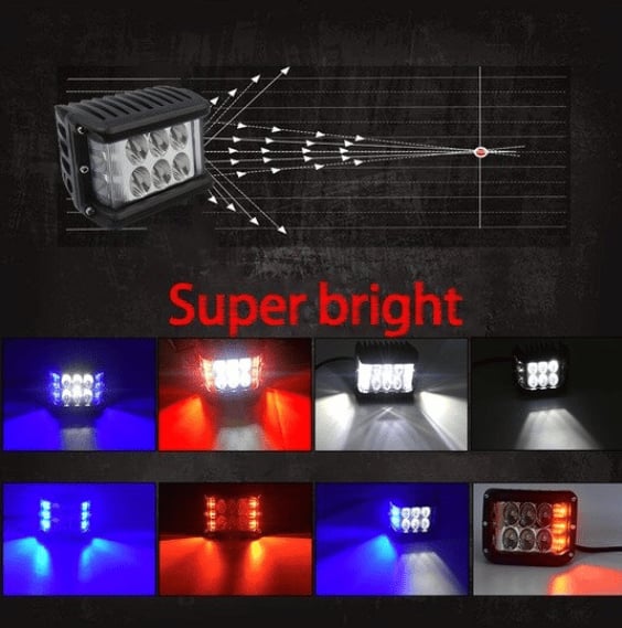 🎉 Limited time offer 50%Off🎉 double-sided two-color LED car lights.
