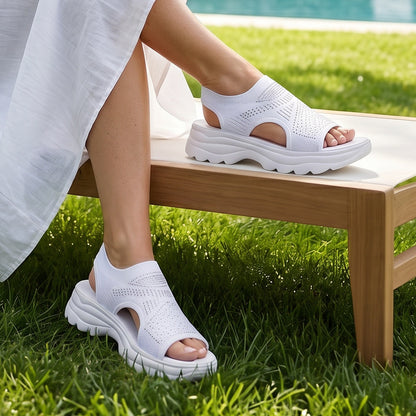 Women's Breathable Mesh Platform Sandals