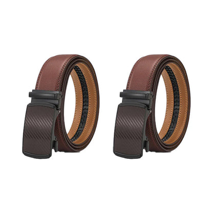 🚀24 hours shipping from UK🚀Leather Ratchet Belt With Adjustable Buckle