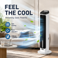 🌀 Portable USB tower fan with 3 speed settings – compact, powerful & versatile – perfect for the office, bedroom & on the go