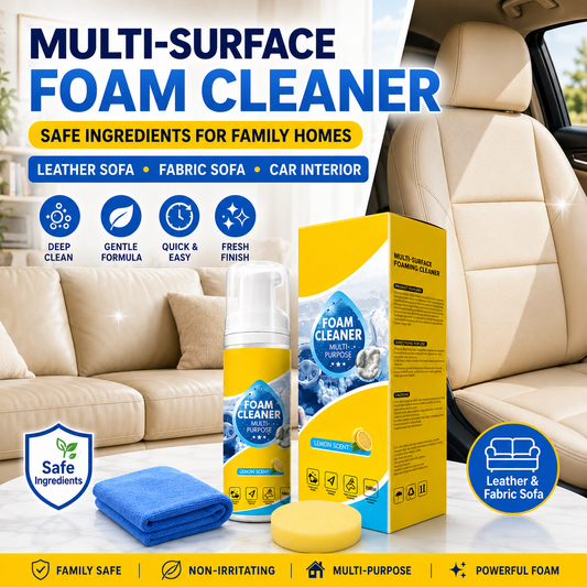 🏆HOT SALE 50% OFF🔥4-in-1 Multi-Enzyme Foam Cleaner – Deep Clean Car, Kitchen, Bathroom & Sofa