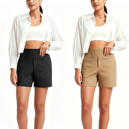 🍑 50% OFF NOW!✨ Women's High-Waisted Shorts – Tummy Control & 4-Way Stretch – Soft as butter ☁️
