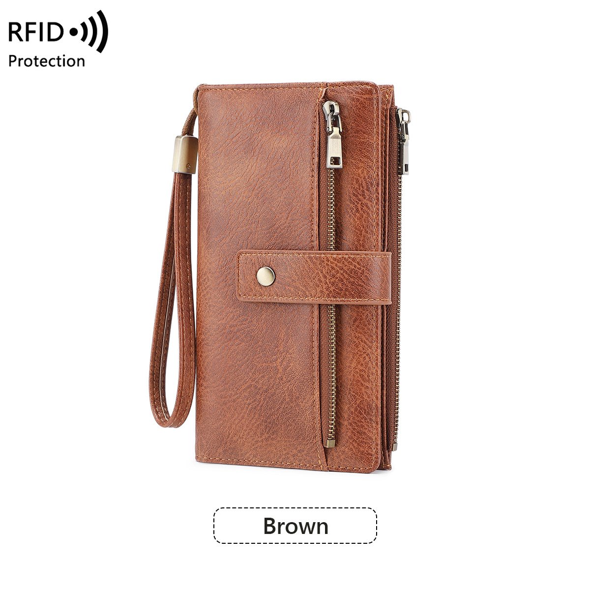 🥳2026 HOT SALE🥳💞50K+ SOLD!👛🛡️ 50% OFF! Women's RFID Blocking Leather Wallet – Blocks digital pickpockets. Soft leather, multiple slots. Secure & stylish. 👜💳