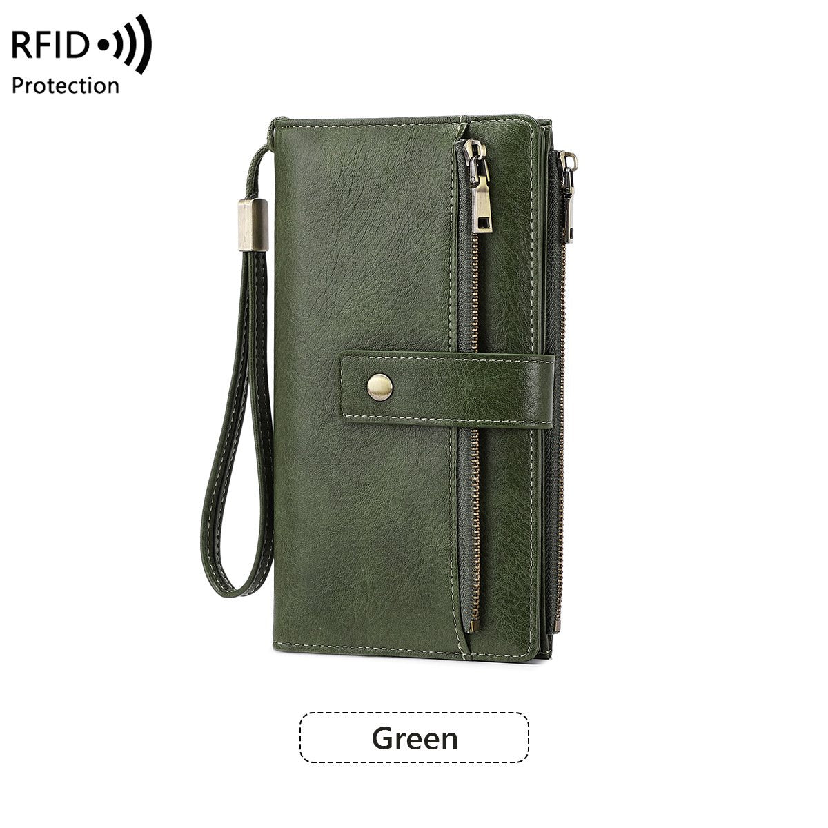 🥳2026 HOT SALE🥳💞50K+ SOLD!👛🛡️ 50% OFF! Women's RFID Blocking Leather Wallet – Blocks digital pickpockets. Soft leather, multiple slots. Secure & stylish. 👜💳