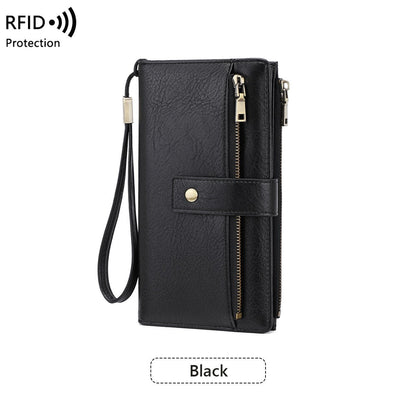 🥳2026 HOT SALE🥳💞50K+ SOLD!👛🛡️ 50% OFF! Women's RFID Blocking Leather Wallet – Blocks digital pickpockets. Soft leather, multiple slots. Secure & stylish. 👜💳