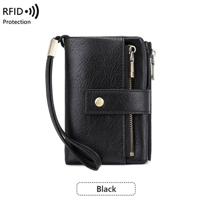 🥳2026 HOT SALE🥳💞50K+ SOLD!👛🛡️ 50% OFF! Women's RFID Blocking Leather Wallet – Blocks digital pickpockets. Soft leather, multiple slots. Secure & stylish. 👜💳