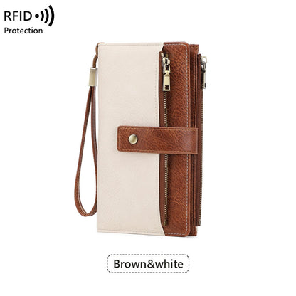 🥳2026 HOT SALE🥳💞50K+ SOLD!👛🛡️ 50% OFF! Women's RFID Blocking Leather Wallet – Blocks digital pickpockets. Soft leather, multiple slots. Secure & stylish. 👜💳