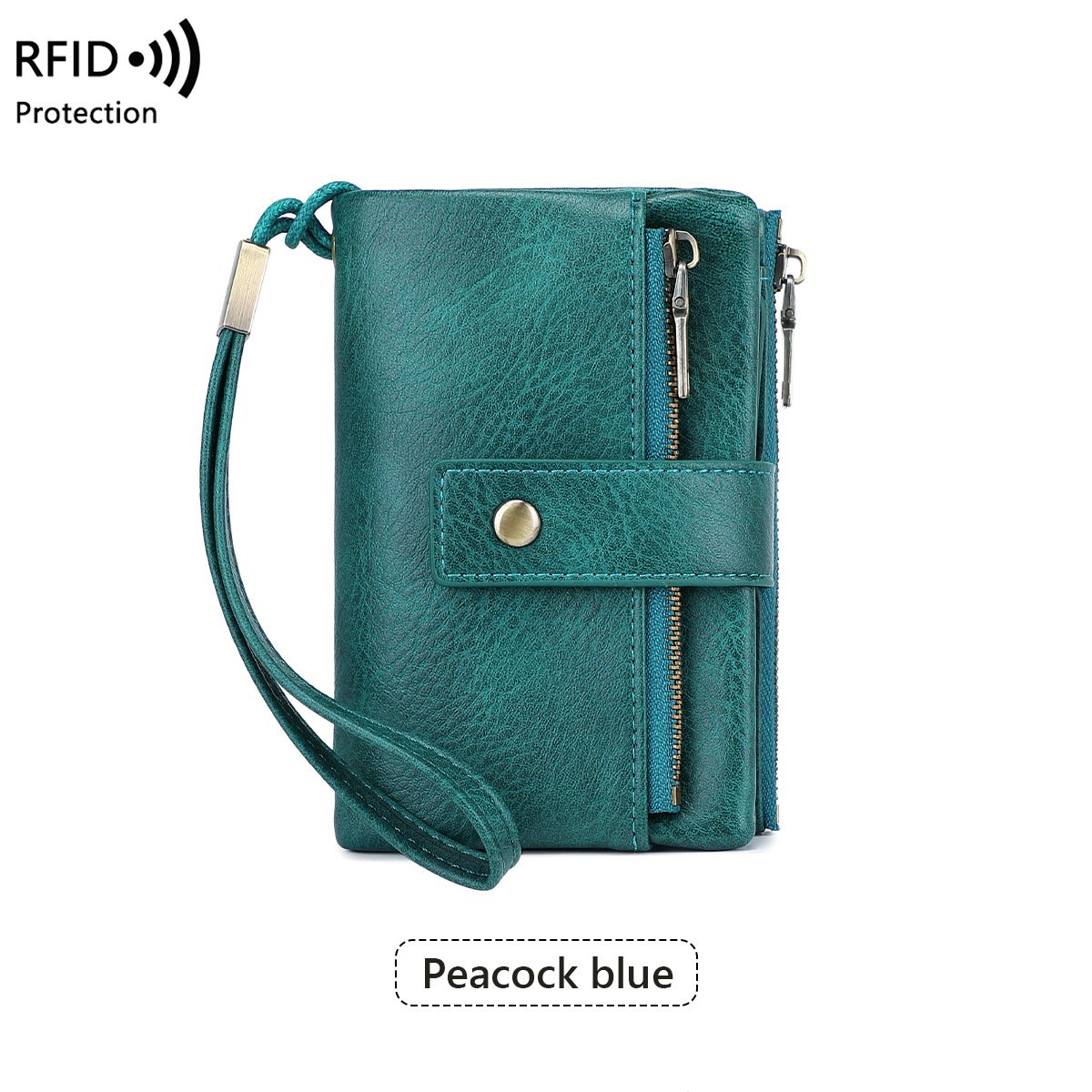 🥳2026 HOT SALE🥳💞50K+ SOLD!👛🛡️ 50% OFF! Women's RFID Blocking Leather Wallet – Blocks digital pickpockets. Soft leather, multiple slots. Secure & stylish. 👜💳