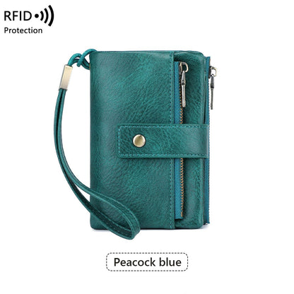 🥳2026 HOT SALE🥳💞50K+ SOLD!👛🛡️ 50% OFF! Women's RFID Blocking Leather Wallet – Blocks digital pickpockets. Soft leather, multiple slots. Secure & stylish. 👜💳