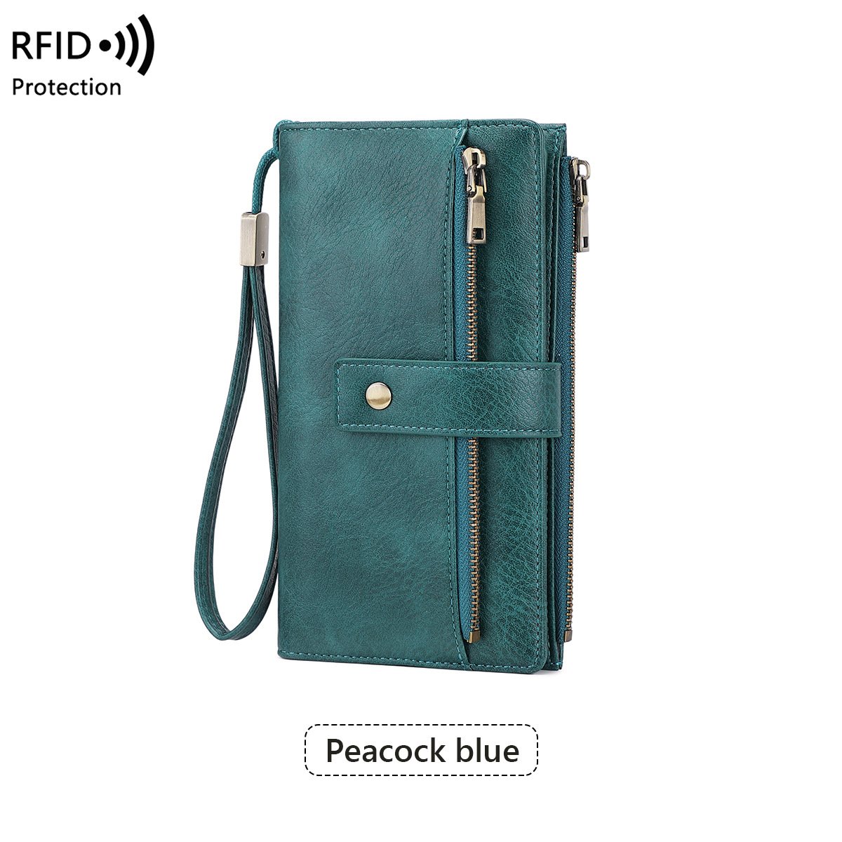 🥳2026 HOT SALE🥳💞50K+ SOLD!👛🛡️ 50% OFF! Women's RFID Blocking Leather Wallet – Blocks digital pickpockets. Soft leather, multiple slots. Secure & stylish. 👜💳