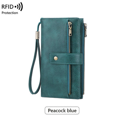 🥳2026 HOT SALE🥳💞50K+ SOLD!👛🛡️ 50% OFF! Women's RFID Blocking Leather Wallet – Blocks digital pickpockets. Soft leather, multiple slots. Secure & stylish. 👜💳