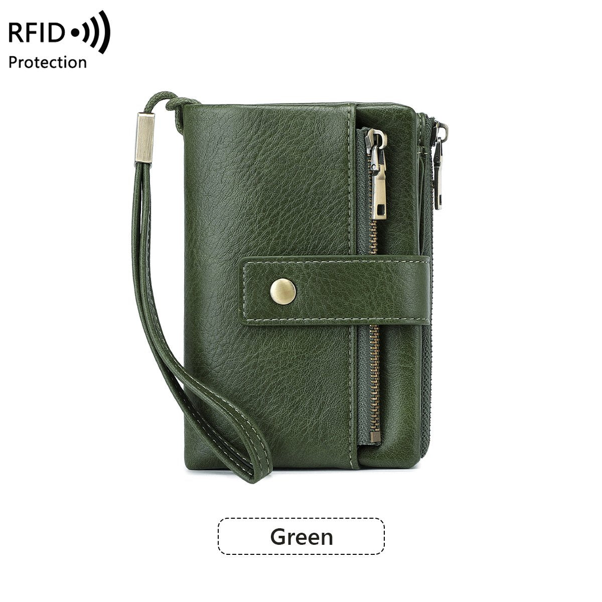🥳2026 HOT SALE🥳💞50K+ SOLD!👛🛡️ 50% OFF! Women's RFID Blocking Leather Wallet – Blocks digital pickpockets. Soft leather, multiple slots. Secure & stylish. 👜💳