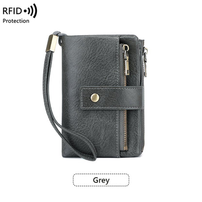 🥳2026 HOT SALE🥳💞50K+ SOLD!👛🛡️ 50% OFF! Women's RFID Blocking Leather Wallet – Blocks digital pickpockets. Soft leather, multiple slots. Secure & stylish. 👜💳