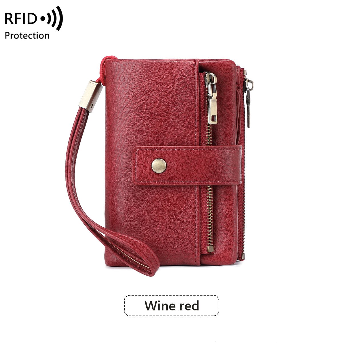 🥳2026 HOT SALE🥳💞50K+ SOLD!👛🛡️ 50% OFF! Women's RFID Blocking Leather Wallet – Blocks digital pickpockets. Soft leather, multiple slots. Secure & stylish. 👜💳