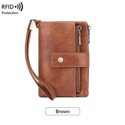 🥳2026 HOT SALE🥳💞50K+ SOLD!👛🛡️ 50% OFF! Women's RFID Blocking Leather Wallet – Blocks digital pickpockets. Soft leather, multiple slots. Secure & stylish. 👜💳