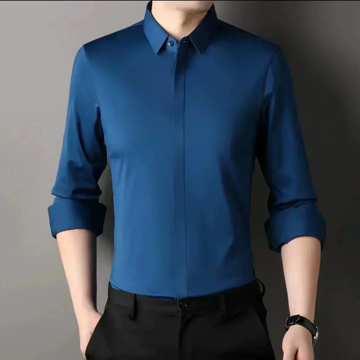 🔥2026 HOT SALE Time Limit-50% OFF🔥Men's Wrinkle-Free Button-Down Shirt