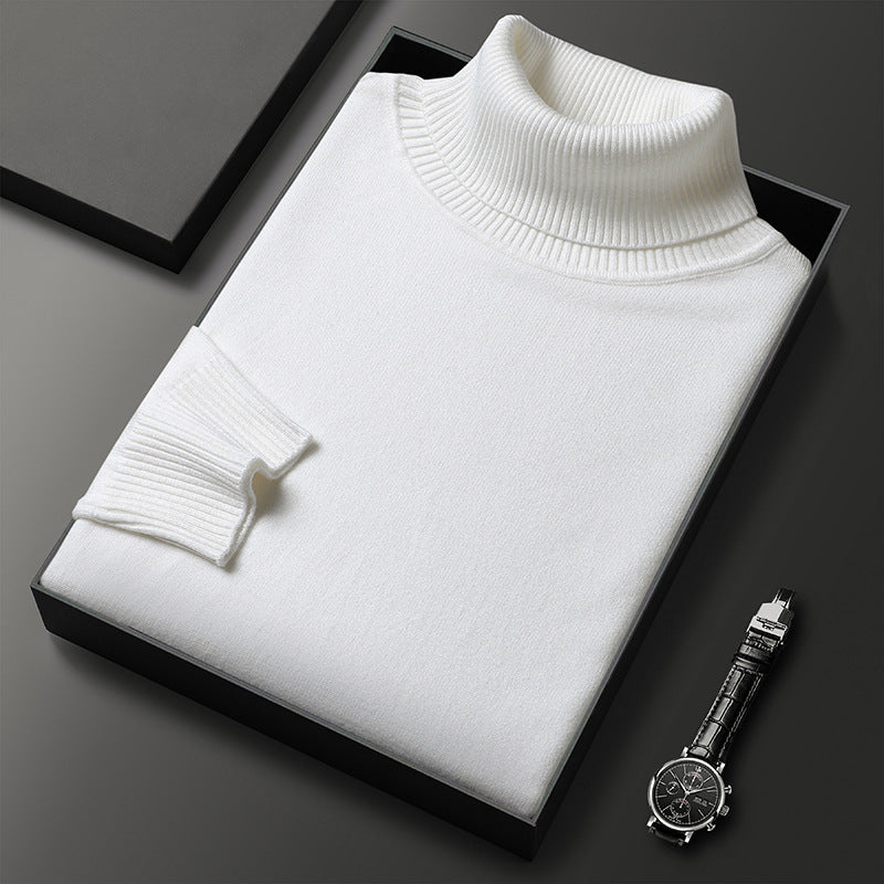 ⏳ 2026 Hot Sale!  ⏰Men's Solid Color Premium Turtleneck Sweater👔