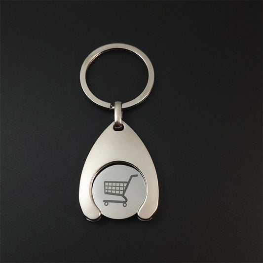 🪙Round Coins- Shopping Trolley Token Keychain