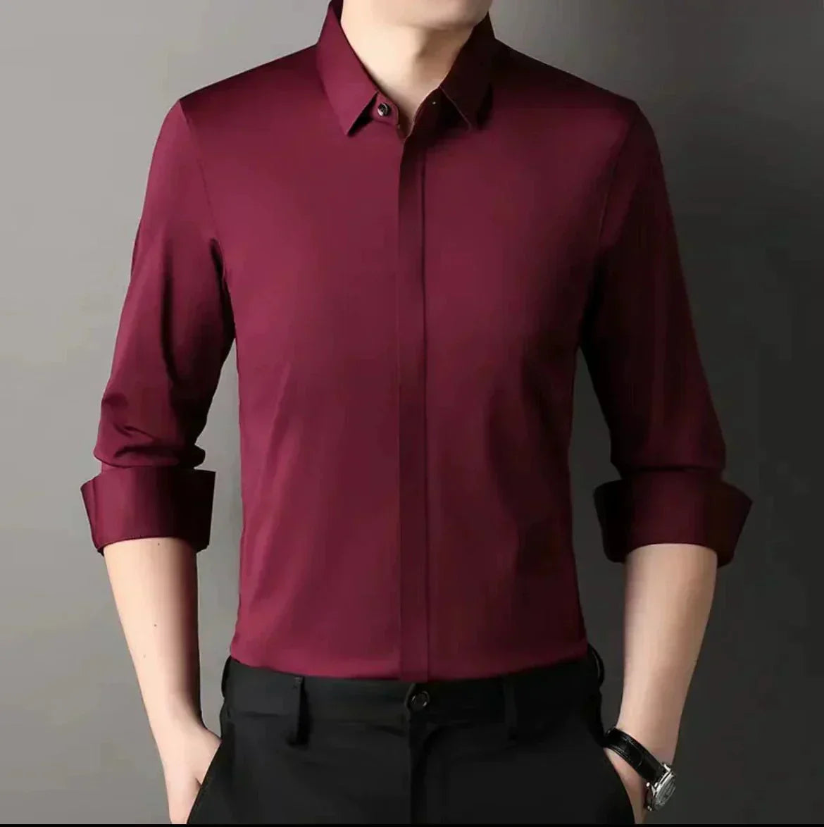 🔥2026 HOT SALE Time Limit-50% OFF🔥Men's Wrinkle-Free Button-Down Shirt