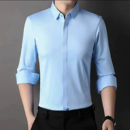 🔥2026 HOT SALE Time Limit-50% OFF🔥Men's Wrinkle-Free Button-Down Shirt