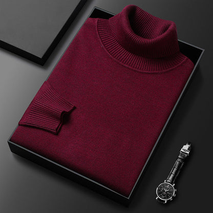 ⏳ 2026 Hot Sale!  ⏰Men's Solid Color Premium Turtleneck Sweater👔