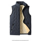 ✨️❄️Unisex Winter Warm Casual Sleeveless Quilted Vest With Fleece Lining