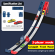 🏎️Let the race begin!⚡Double the track, double the fun🏆no batteries required, just pure speed! - ✨【Dual Toy Car Launcher Racing Track Set for Kids】✨
