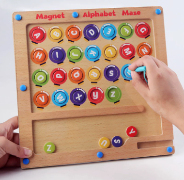 🎁Xmas Hot Sale 50% OFF -✨【Magnetic Letter Maze Puzzle Toy Set】✨