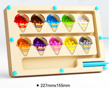 🎁🔥Xmas Hot Sale✨【Curiosity Expedition Play Kit】✨ -🔢🎨Magnetic colour and number maze!🚀