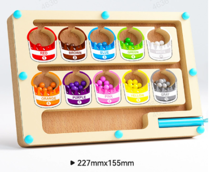 🎁🔥Xmas Hot Sale✨【Curiosity Expedition Play Kit】✨ -🔢🎨Magnetic colour and number maze!🚀