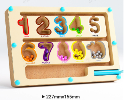 🎁🔥Xmas Hot Sale✨【Curiosity Expedition Play Kit】✨ -🔢🎨Magnetic colour and number maze!🚀