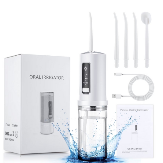 🔥Water Dental Flosser,Cordless Portable Oral Irrigator Pick for Teeth Cleaning,230ML 3 Modes IPX7 Waterproof for Home Travel