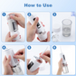 🔥Water Dental Flosser,Cordless Portable Oral Irrigator Pick for Teeth Cleaning,230ML 3 Modes IPX7 Waterproof for Home Travel