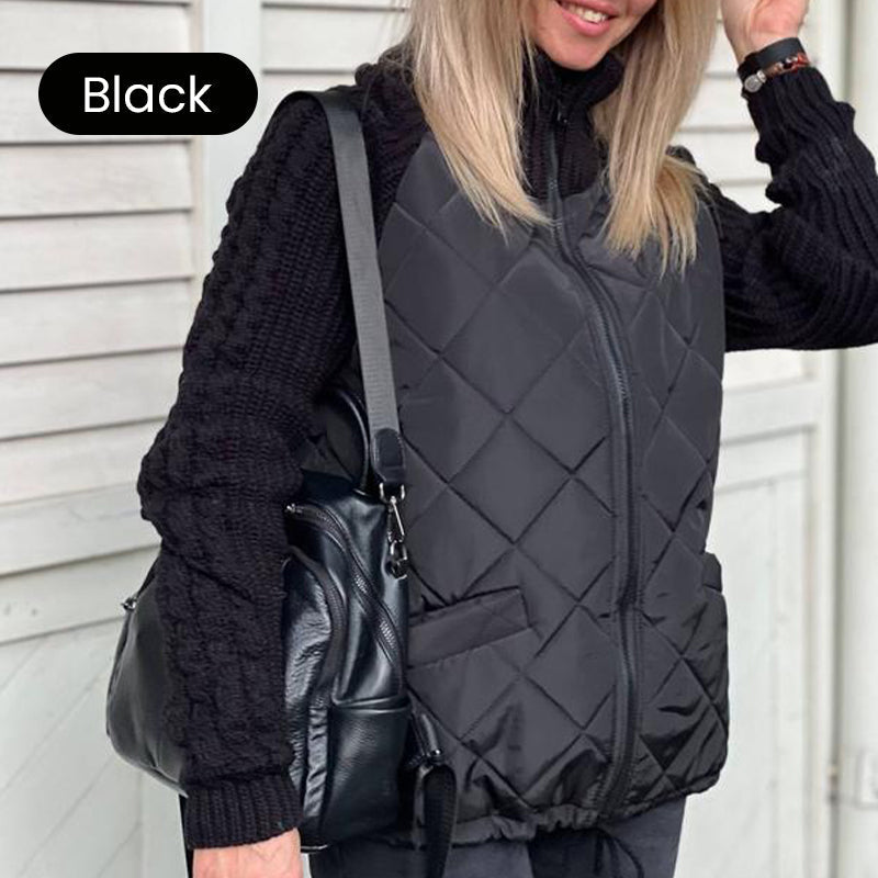 📣Autumn Special🍁Women's Knit Patchwork Puffy Jacket